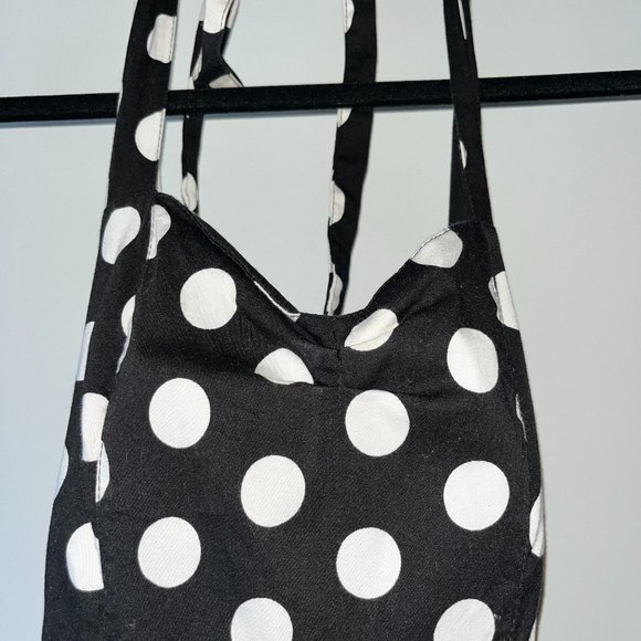 Hell Bunny Vixen Polka Dot Halter Dress - Picture 5 of 10